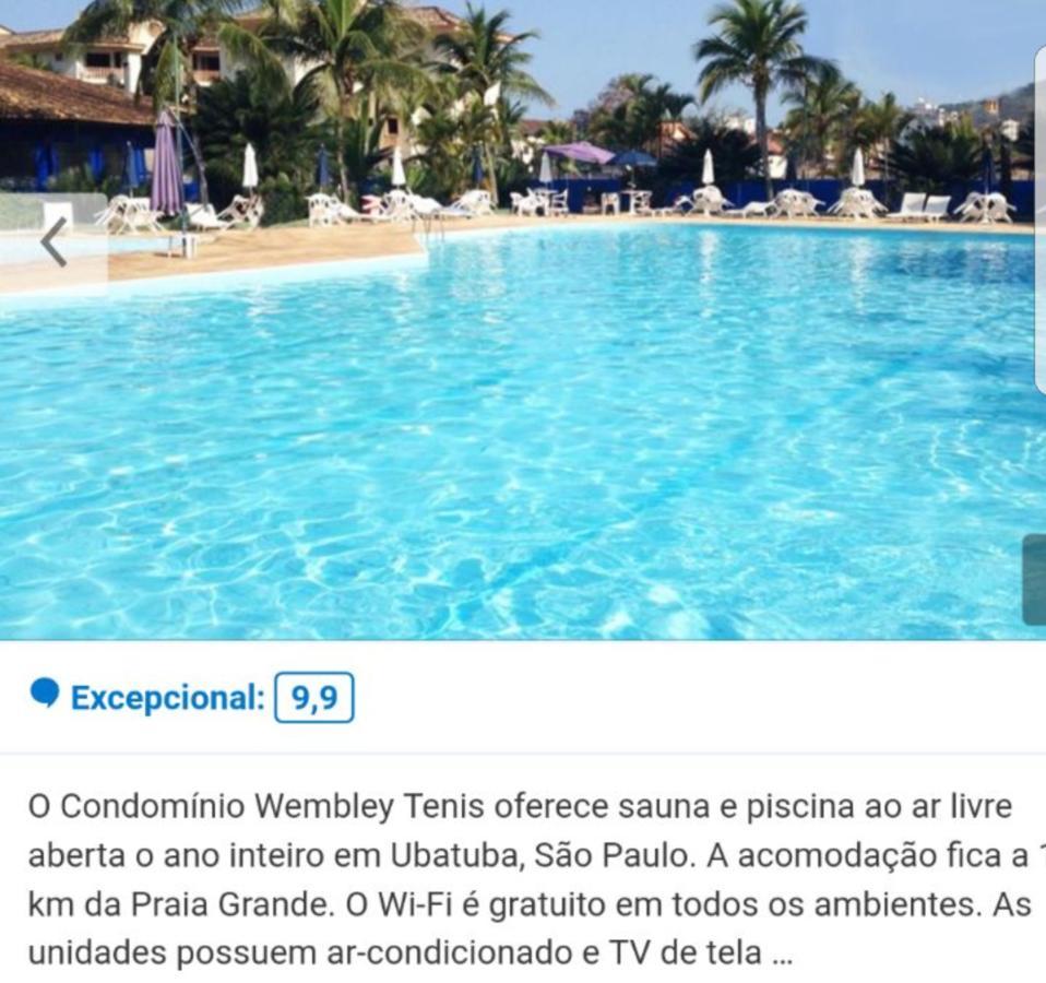 Ubatuba Apto. Wembley Tenis Lägenhet Exteriör bild